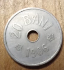 A. Romania 20 bani 1906 foto