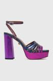 Cumpara ieftin Kurt Geiger London sandale de piele Pierra Platform Sandal 8882290109