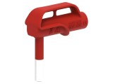 Adaptor 4A roșu ELECTRO-PJP, diametru v&acirc;rf 6mm, soclu 4mm MGP