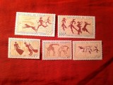 Serie CIAD 1967 - Pictura rupestra , 5 valori, Nestampilat