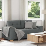 Gossi canapea lovesea gri inchis 140 cm tesatura