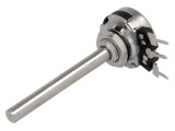 Potentiometru axial 2,5k&Omega; 200mW THT 4mm metalic