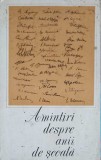 Amintiri Despre Anii de Scoala - Colectiv, Politica 1968, 223 pagini, Carte veche