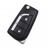 Carcasa Cheie Briceag Toyota Aygo 2 Butoane Cu suport baterie mare AutoProtect KeyCars, Oem