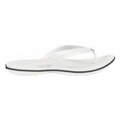 Slapi Crocs Crocband Flip Alb - White foto