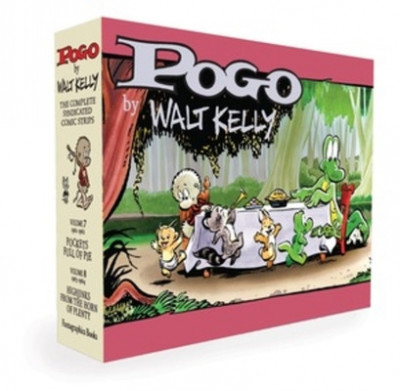 Pogo the Complete Syndicated Comic Strips Box Set: Vols. 7 &amp;amp; 8: Pockets Full of Pie &amp;amp; Hijinks from the Horn of Plenty foto
