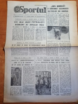 sportul 22 decembrie 1983-cei ma i buni fotbalisti ai anului-boloni,s.lung foto
