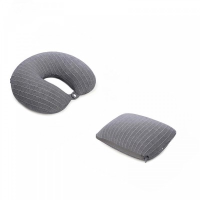Pern&amp;Auml; de c&amp;Auml;l&amp;Auml;torie 2&amp;Atilde;&amp;reg;n1, design versatil cu particule de spum&amp;Auml; cu memorie, confort ergonomic, gri foto