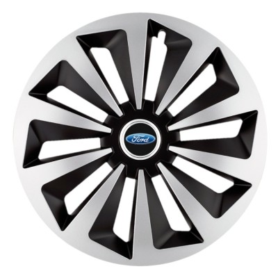 Set 4 capace roti Fox Gri-Negru R16 pentru gama auto Ford foto