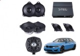 Pachet sistem audio Plug&amp;Play Steg dedicat BMW Basic BM4C BM4C + Amplificator Steg SDSP 6 + Conectica dedicata