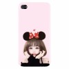 Husa silicon pentru Apple Iphone 4 / 4S, Girly 002