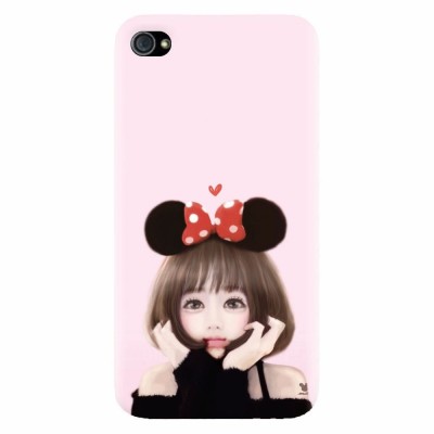 Husa silicon pentru Apple Iphone 4 / 4S, Girly 002 foto