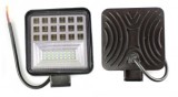 Proiector Auto 42 LED 12V, 42W, 6000K, Carcasa Aluminiu, Off Road, Rezistent Apa, Socuri
