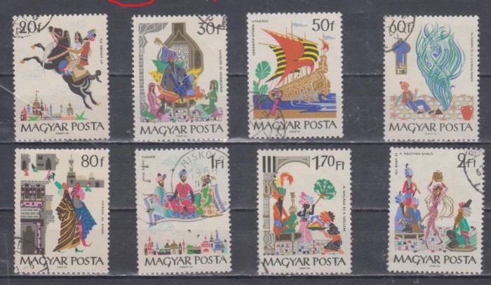 A12 S4 9 - Timbre foarte vechi - Ungaria - basme