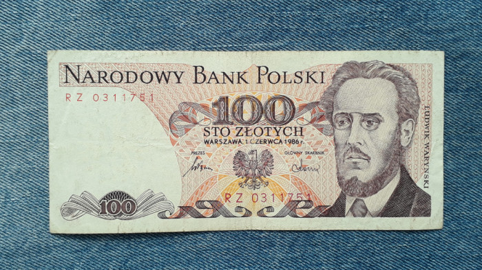100 Zlotych 1986 Polonia / Zloti