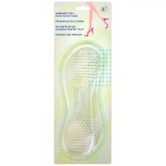 Set Talonete Gel, Invisible Gel Insoles, Reutilizabile, Confortabile, Transparent, 2 Bucăți, One Size