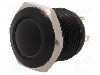 Intrerupator anti-vandalism, OFF-(ON), &Oslash;16mm, ONPOW, GQ16B-10E/J/W/12V/A
