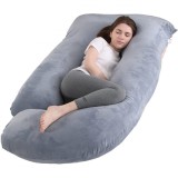 Perna Gravide si Alaptare 3 in 1 Linomag&reg;, Multifunctionala, Sustinere pentru Burta, Spate, Solduri, Picioare, Bebelus, Relaxare, Husa detasabila, Gri