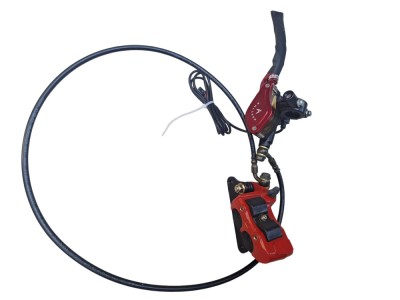 Sistem fr&amp;acirc;nă scuter electric complet etrier trotinetă foto