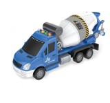 Betoniera cu sunete si lumini 29 cm albastru