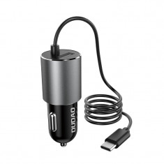 Încărcător Auto Dudao USB Cu Cablu încorporat USB Tip C 3,4 A Negru (R5PRO T)