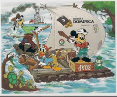 Dominica 1985 Tom Sawyer, Cartoon, Disney, perf.sheet, MNH AD.015 foto