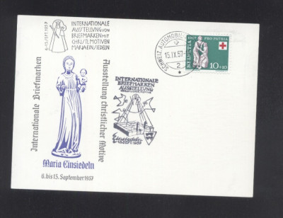 Switzerland 1957 Commemorative card Pro Patria UN.036 foto