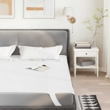 VidaXL Protecție de saltea, alb, 120x220 cm, impermeabilă