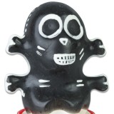 Condomerie-Prezervative Pictate Manual Craniu Negru Model 1-Latex
