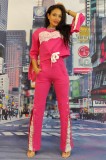 N691RR-5 Tinuta chic cu pantaloni si bluza, M, S/M