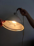 * Lampa Kaiser foto-Leuchte Made in Germany, anii 50-60, stil industrial Bauhaus