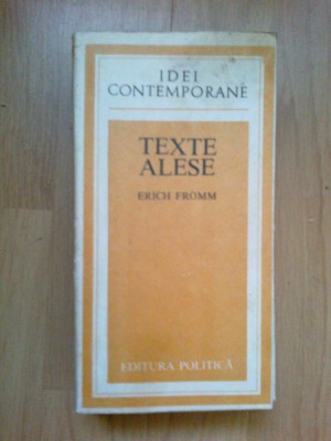 e1 Texte Alese - Erich Fromm foto