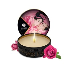Mini Lumanare Masaj SHUNGA 30 ml - Trandafir##