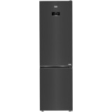 Combina frigorifica Beko B3RCNA404HXBR1, 355 l, No Frost, Clasa E, HarvestFresh, AeroFlow, H 203.5 cm, Dark inox