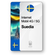 eSIM Internet Suedia, valabil 7 zile, trafic 1 GB, Standard