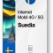 eSIM Internet Suedia, valabil 7 zile, trafic Nelimitat, Premium