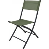 Scaun pliabil X60000190 46X52X85CM, Negru/verde