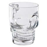 Pahar Bere, Model Craniu, Transparent, Capacitate 0,5L, Sticlă, Oem