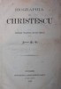BIOGRAFIA LUI CHRISTESCU, 1870