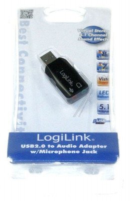 Placa de sunet PC USB UA0053 LOGILINK foto