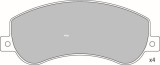Set placute frana,frana disc VW AMAROK (2H, S1B) (2010 - 2016) KRIEGER 0950006296