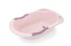 Cadita Bebe BabyJem Roz cu Dop Scurgere, 0-36 Luni, Material Non-Toxic, Suport Sapun si Burete