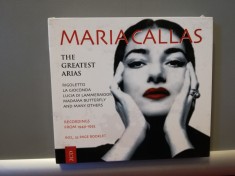 Maria Callas - Greatest Arias - 2CD Set (1998/Virgin/Italy) - CD Original/Nou foto