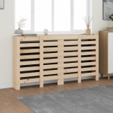 Masca Calorifer Lemn Masiv Pin 210x21x85 cm, Design Modern cu Sipci Orizontale, Raft Decorativ