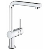 Baterie bucatarie Grohe Minta Touch, pipa L extractibila, crom