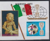 MANAMA 1970 CAMPIONATUL MONDIAL DE FOTBAL MEXIC, Nestampilat