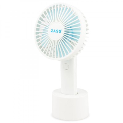 Mini ventilator de birou, portabil, de mana Zass ZPF 01 4W - RESIGILAT foto