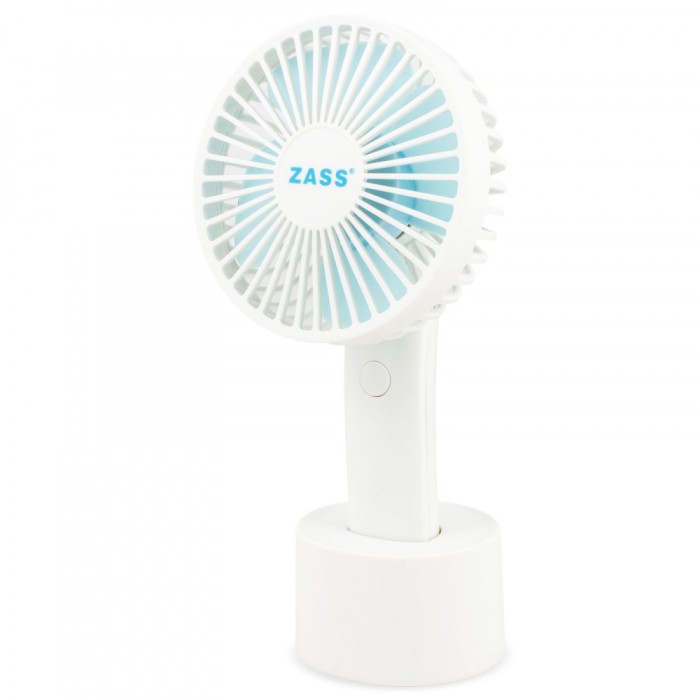 Mini ventilator de birou, portabil, de mana Zass ZPF 01 4W - RESIGILAT
