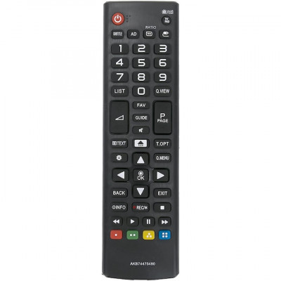 Telecomanda pentru Smart TV LG AKB74475490, Universal, x-remote, Negru foto