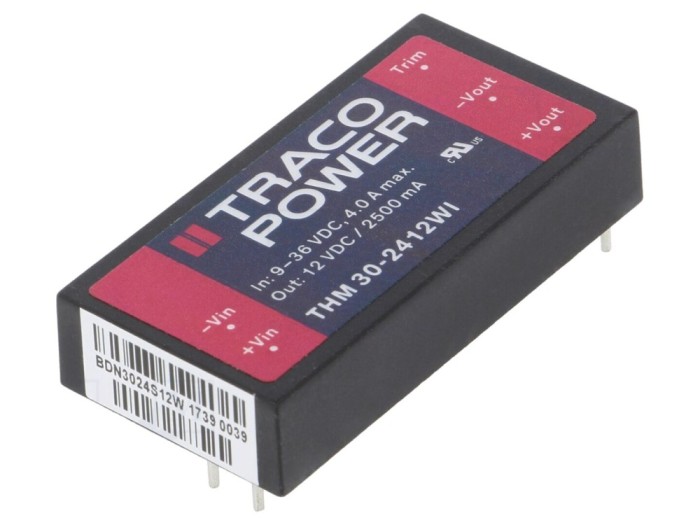 Convertor DC/DC 30W 9-36V la 12V